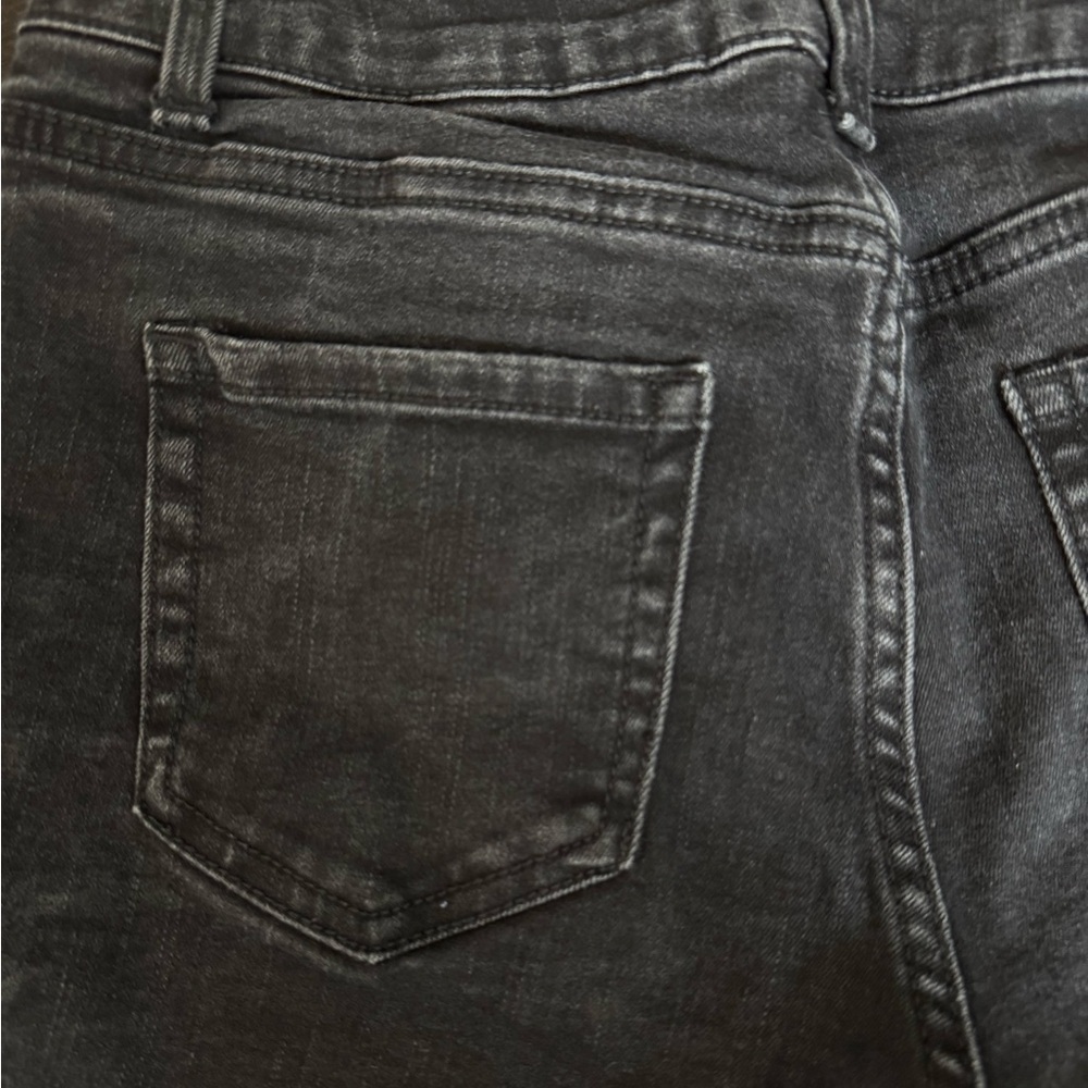 Time & Tru Black High Waist Denim Shorts Size 4 - Picture 3 of 5